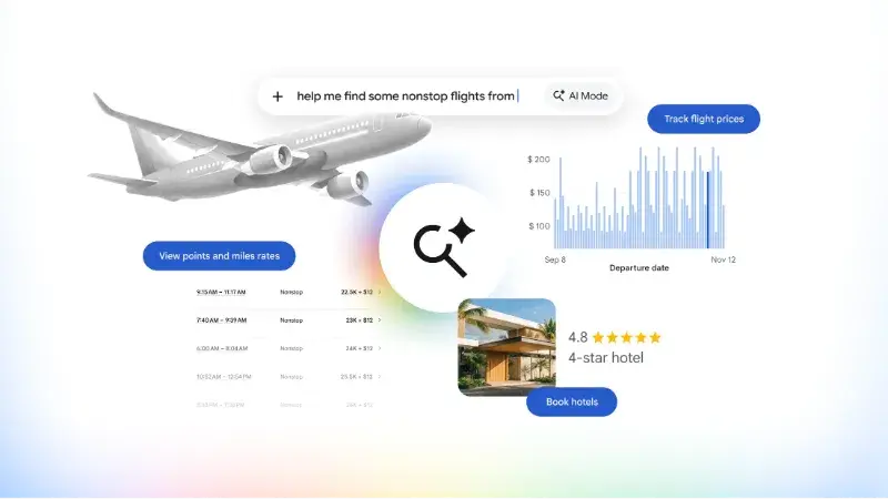 Google, Arama’daki AI Mode’a yeni seyahat özellikleri ekledi.